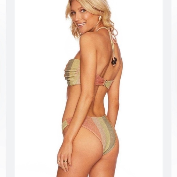 NWOT Beach Riot island bottom paradise stripe 12830 - Picture 3 of 7